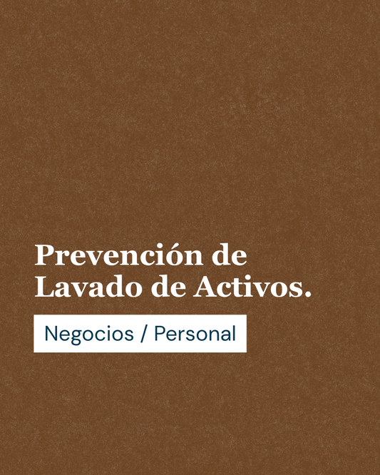 Asesoría PLAFT - Prevención Lavado Activos